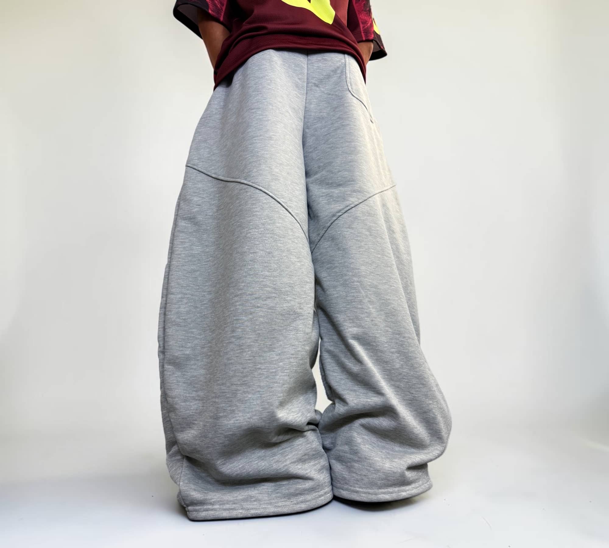 Jogging flared baggy Y2K