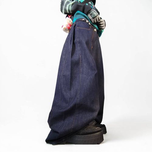 Jean raw denim oversized