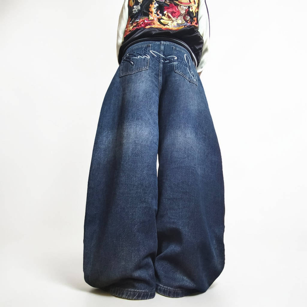 Jean baggy flare Y2K