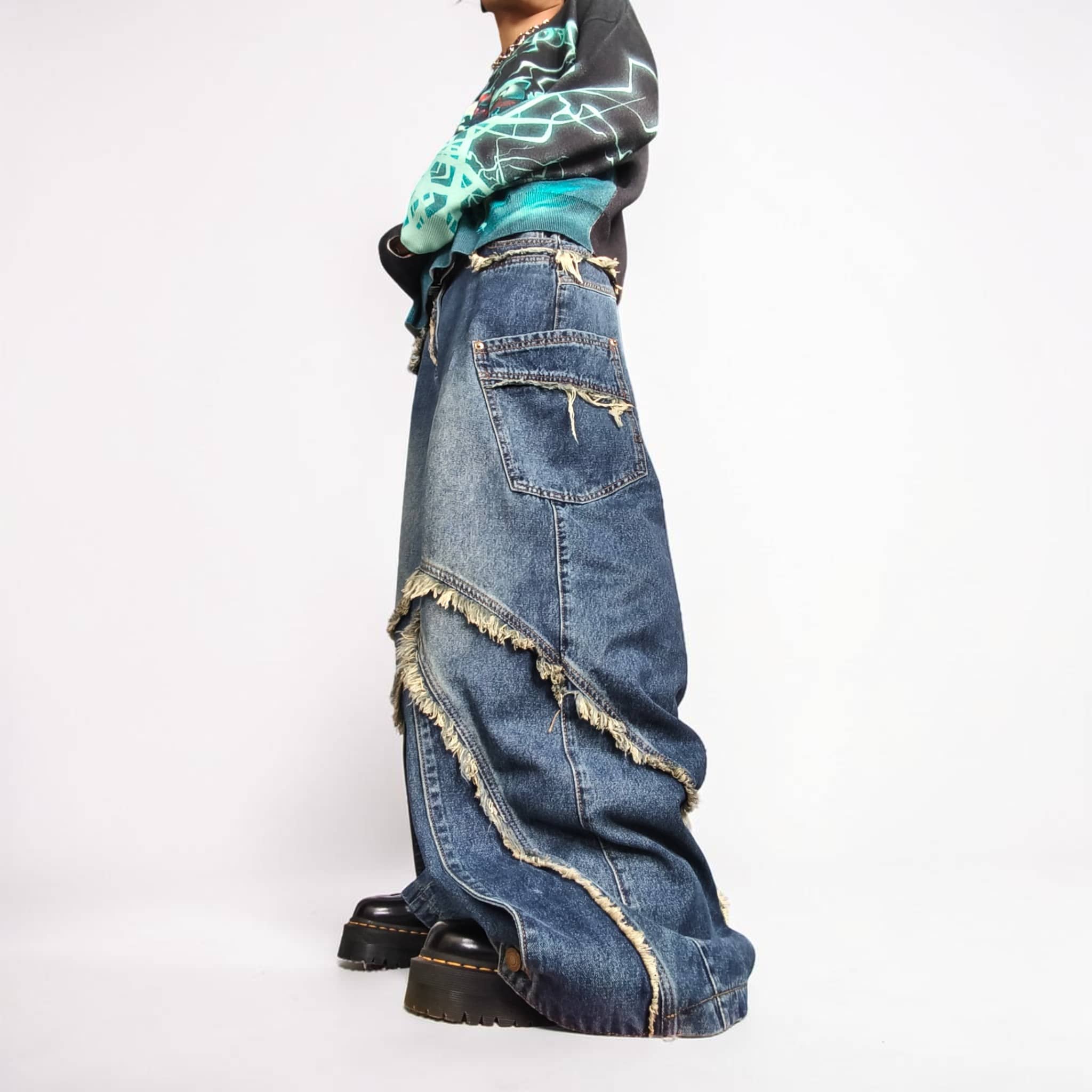 Jean wide leg streetwear