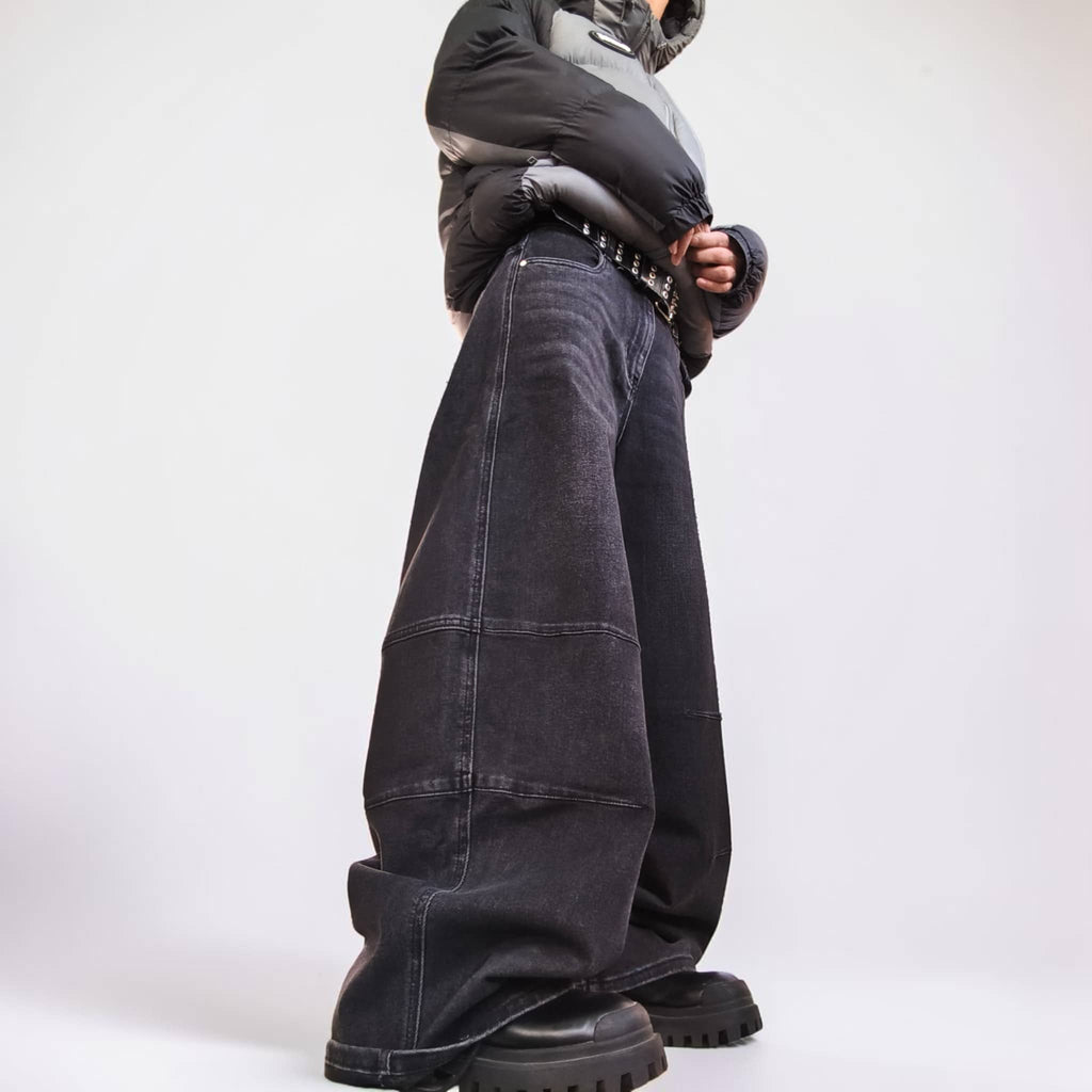 Jean skater oversized noir