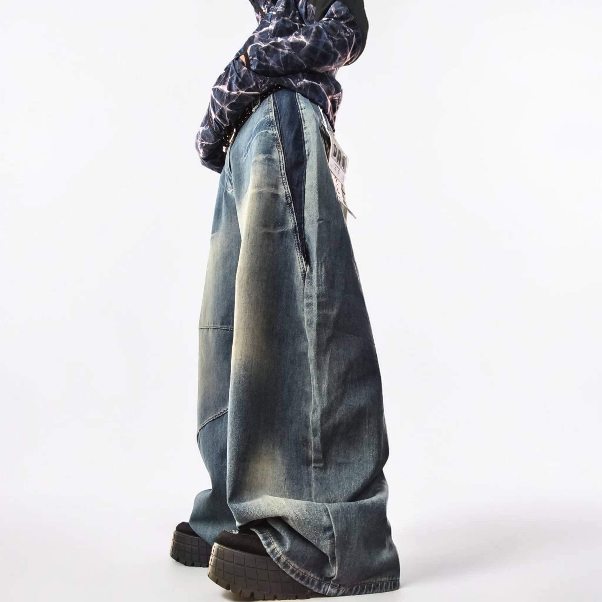 Jean wide leg oversized