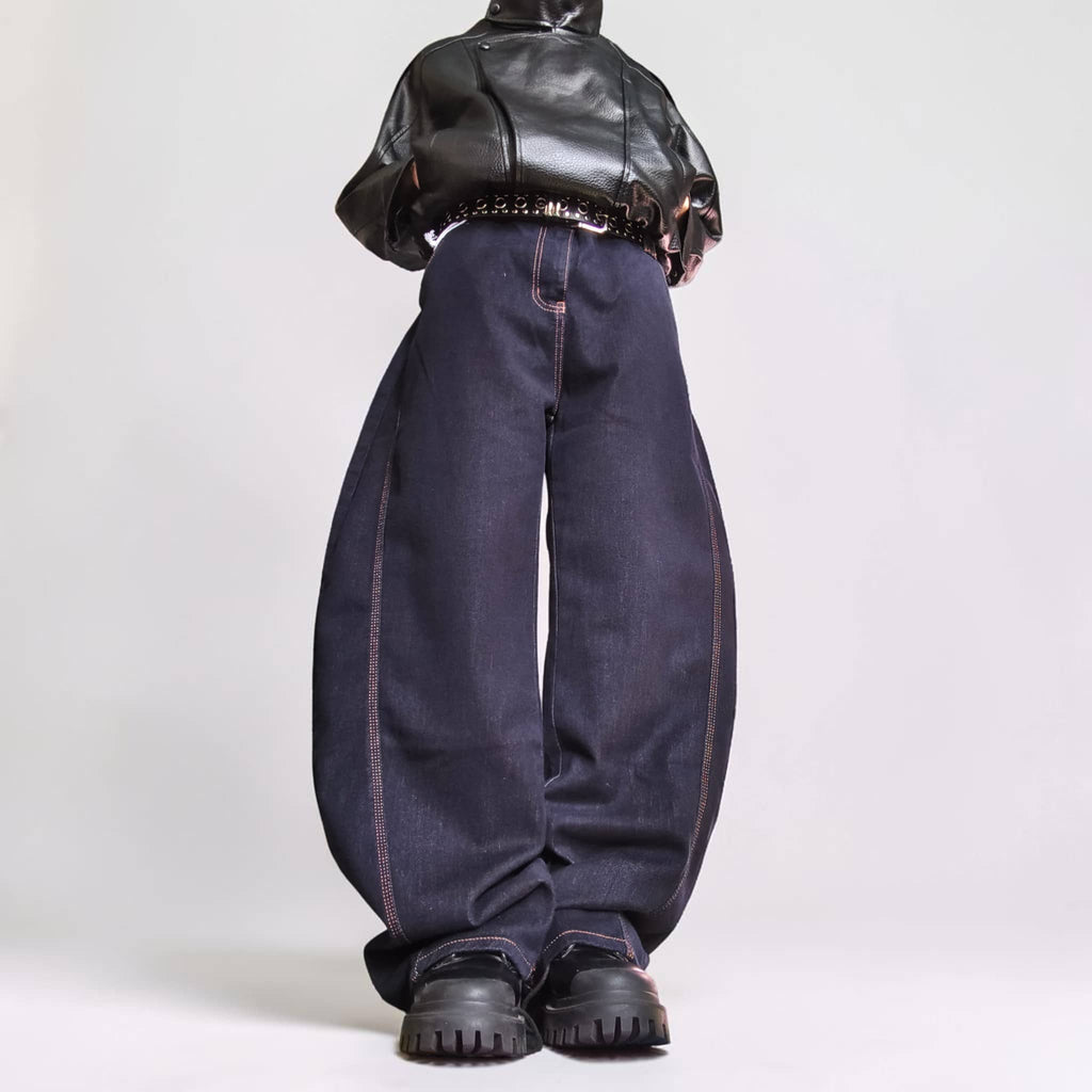 Jean super wide leg baggy